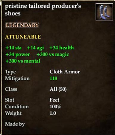 T6 傳說法袍 - 靴子