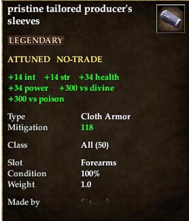 T6 傳說法袍 - 護腕