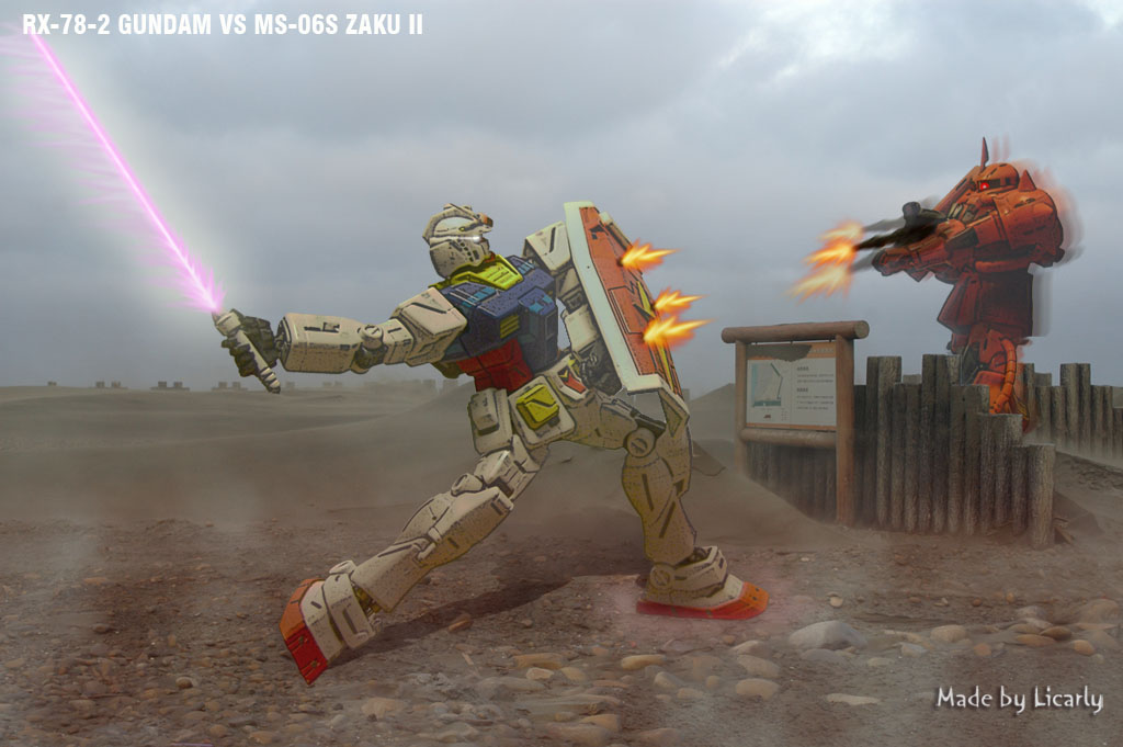 RX-78 vs MS-06S改