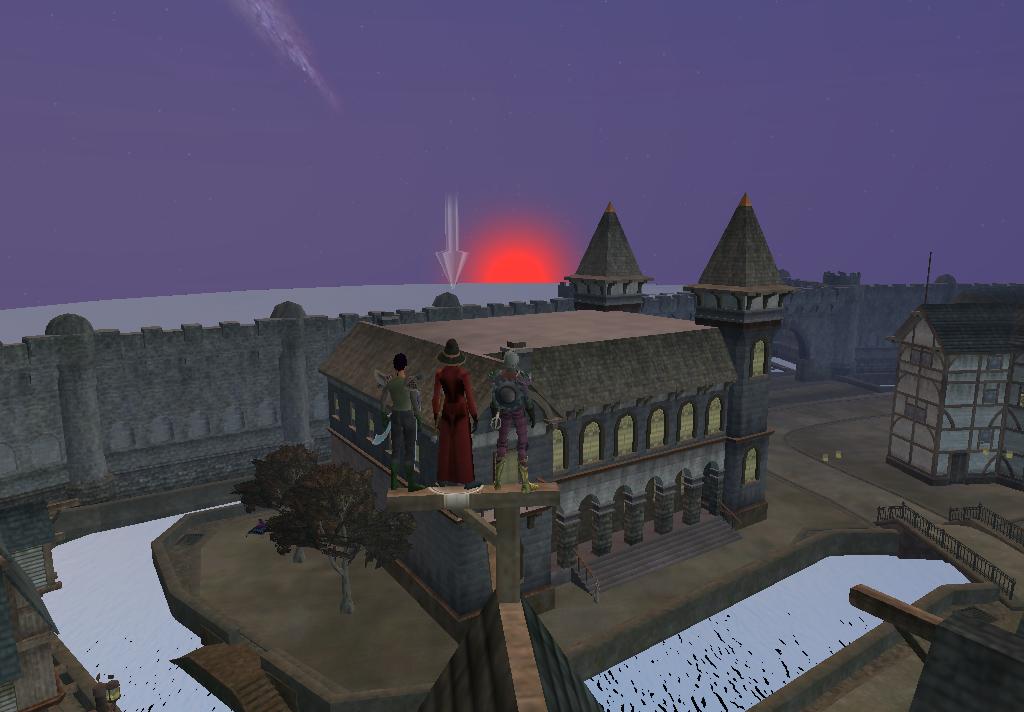 轉身到後面的時候~太陽已經快速的溜下了~