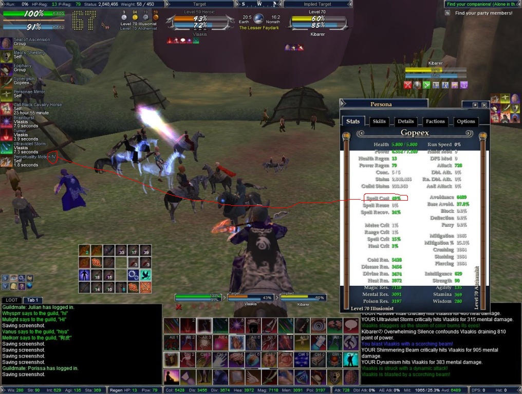 施法後進入第四皆段:前提是要點agi最後四 spell cast 49%(但是agi第二招消失了,要再開才會加spell cast)