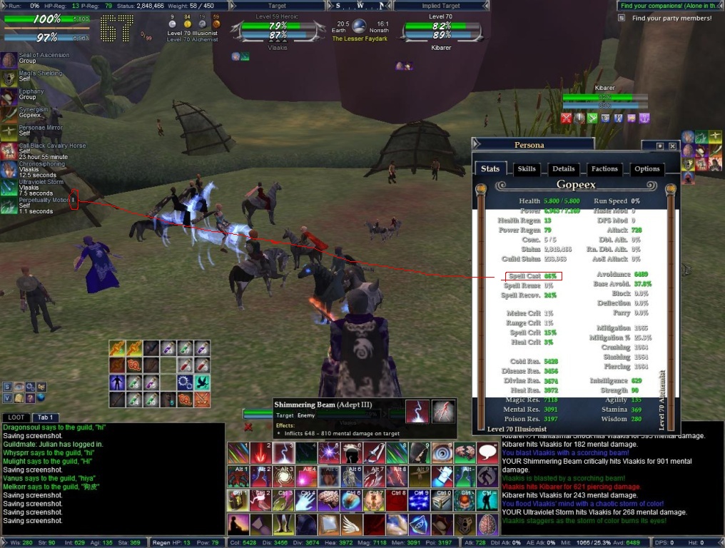 施法後進入第二皆段:前提是要點agi最後一招 spell cast 46%