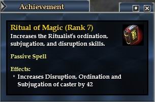 巫醫AA WIS路線第三階7點，+42 Disruption, Ordination, Subjugation